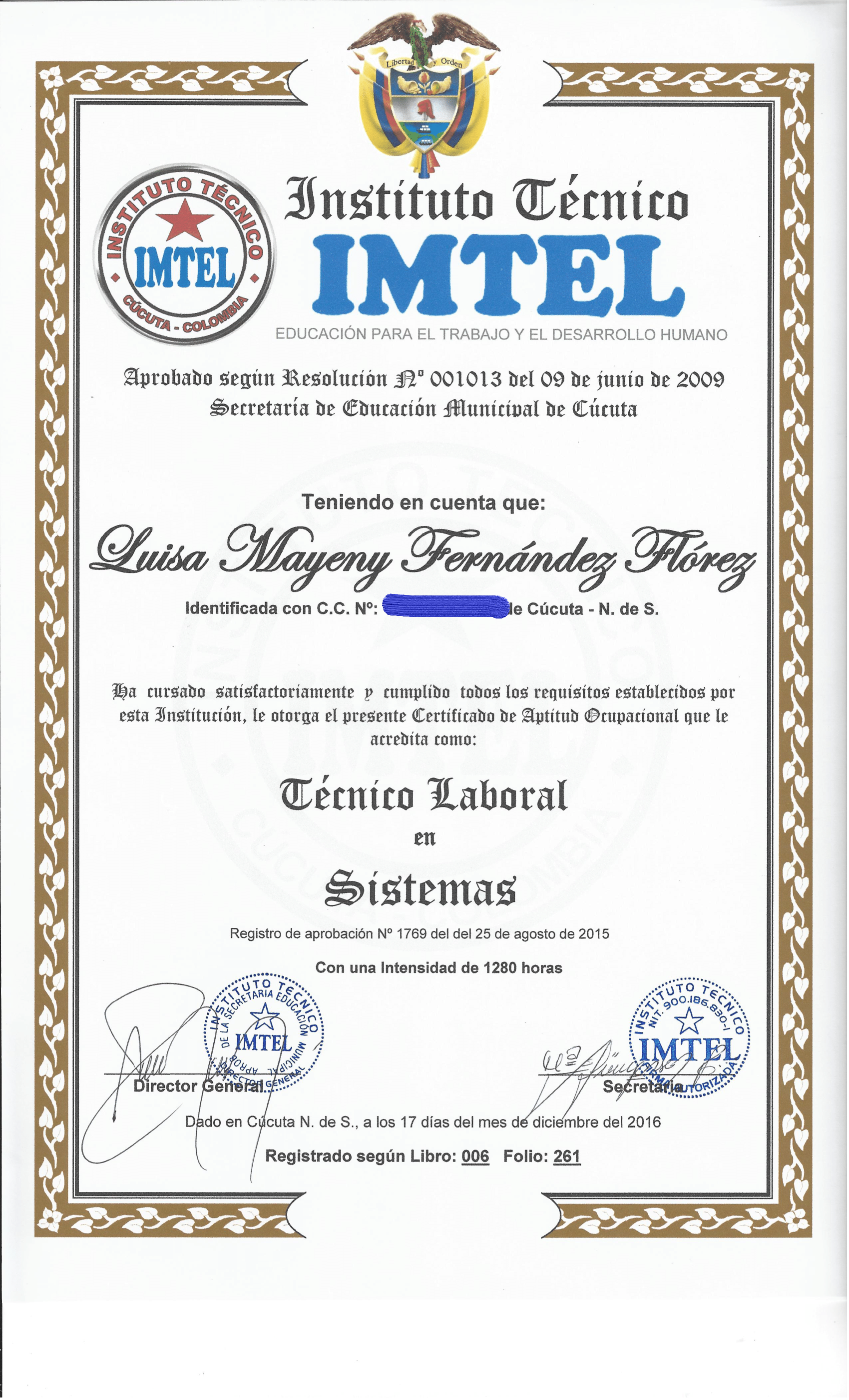 Tecnico en Telecomunicaciones